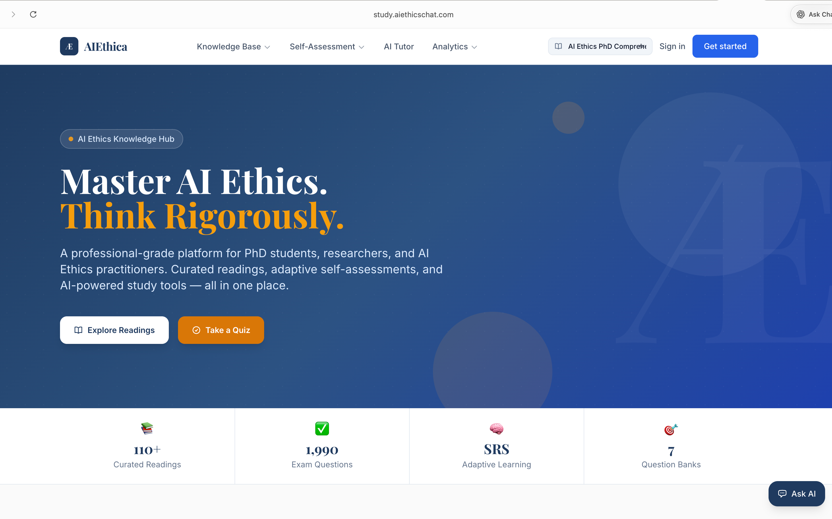 AI Ethics Study Platform