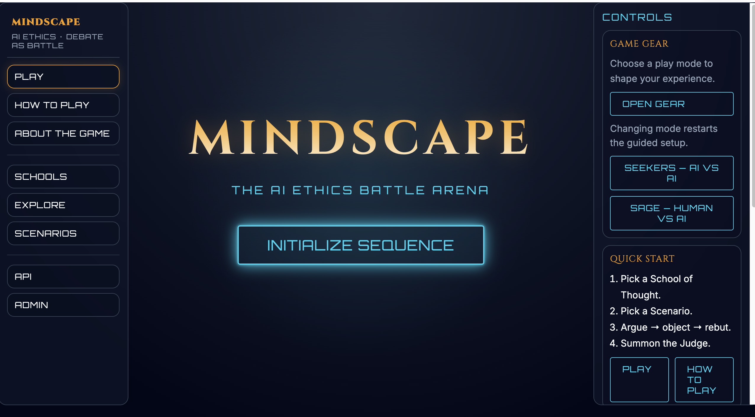 MindScrape — AI Ethics Battle Arena