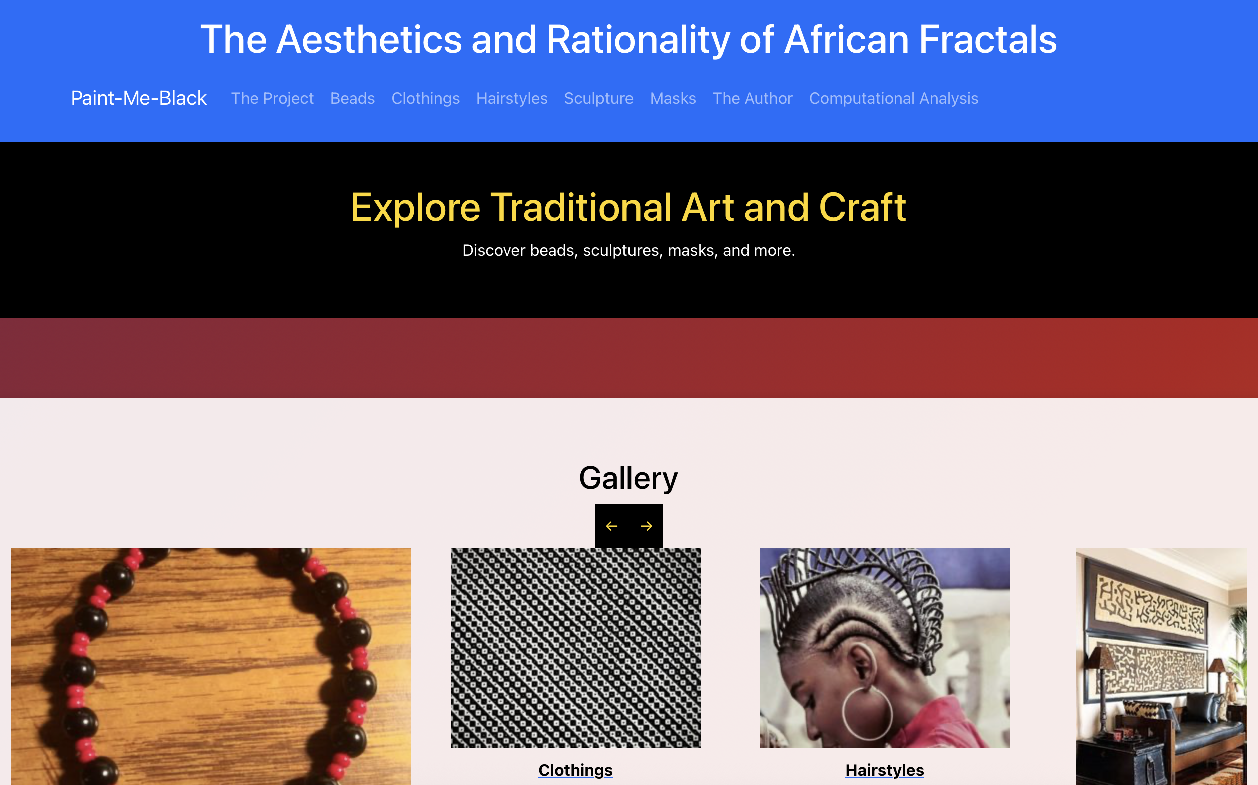 Paint-Me-Black — African Fractals Art & Craft Gallery